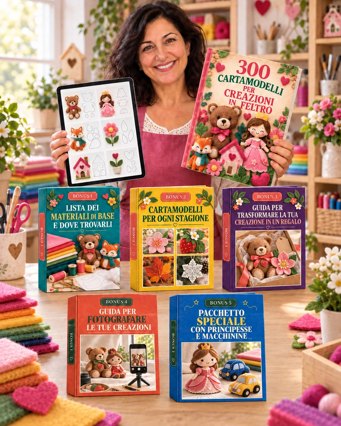 Modelli per Feltro + 5 Bonus